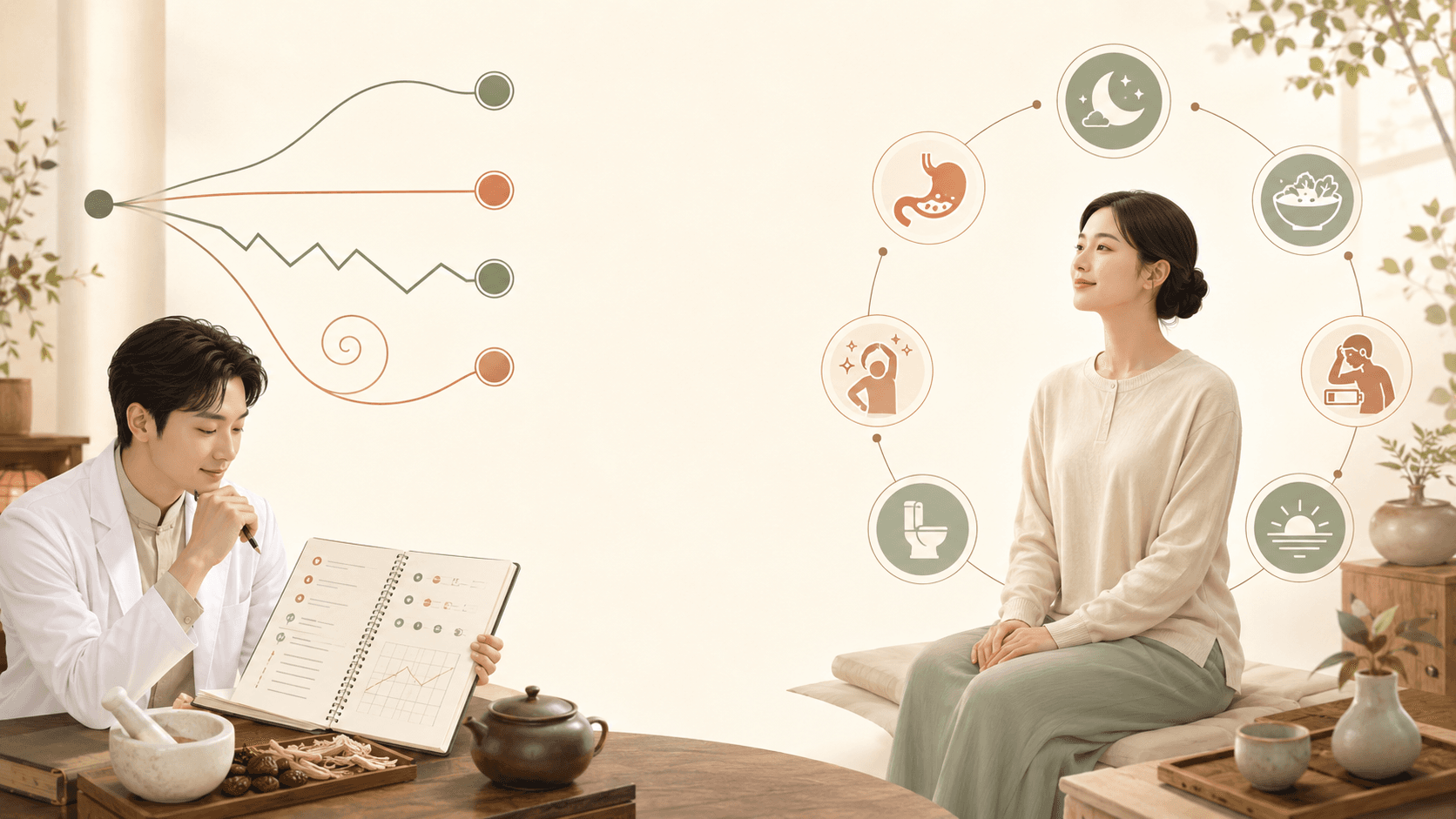 같은 통증도 사람마다 다르게 살피는 한의학 변증 안내 이미지