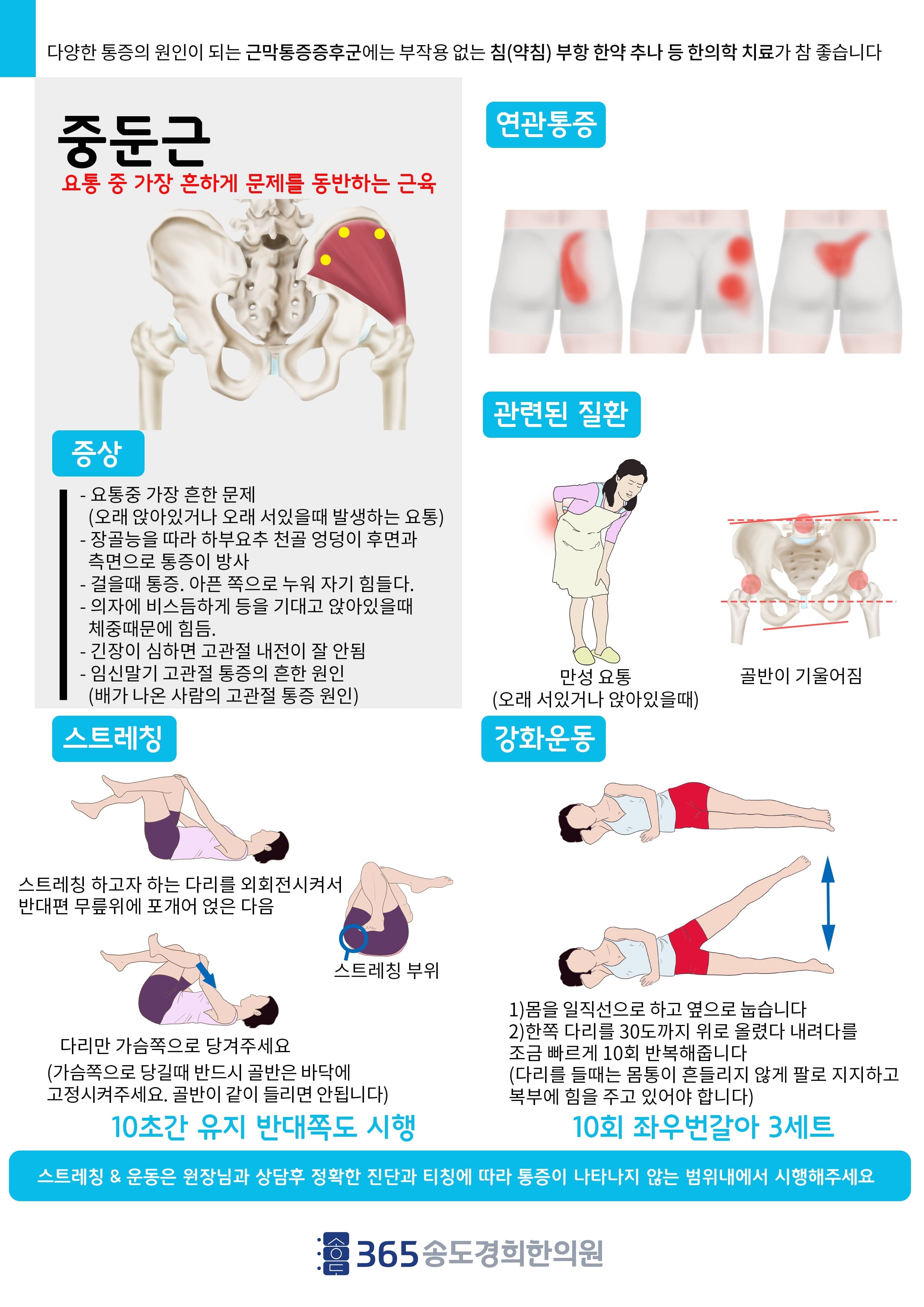 중둔근 관련 안내 자료