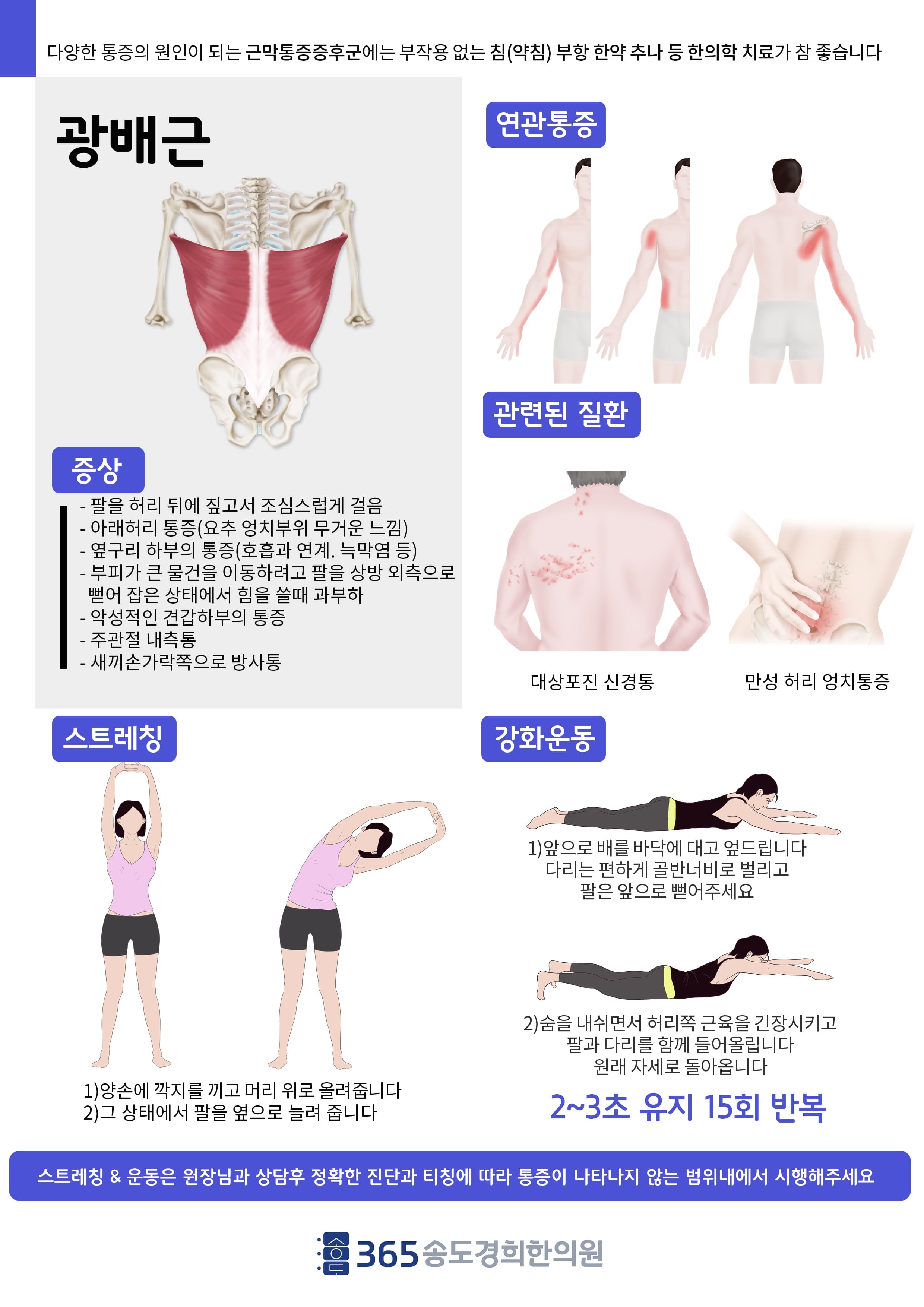 광배근 관련 안내 자료