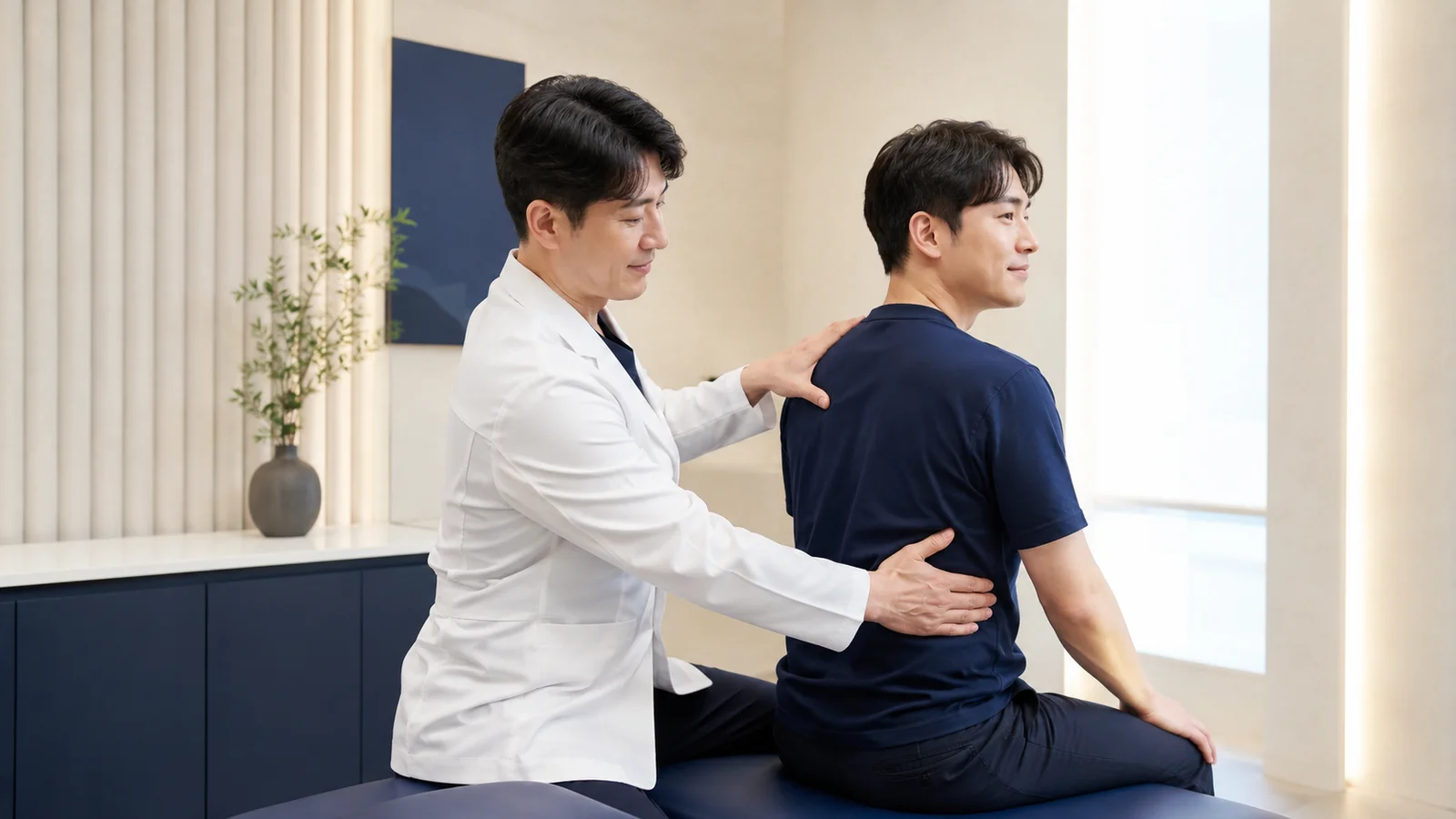 추나 진료 과정 일반 안내 이미지
