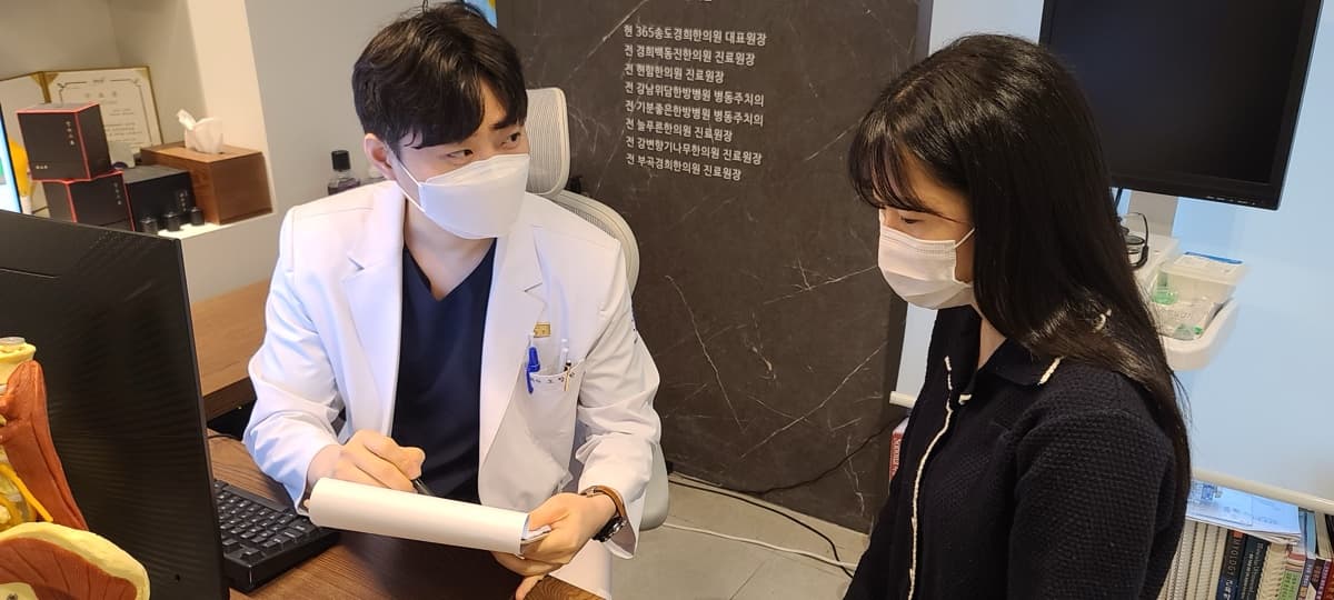 환자 상태에 따라 필요한 진료 방향을 설명하는 과정