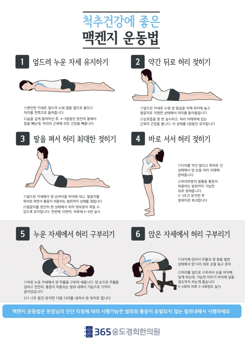 맥켄지 운동 안내 자료