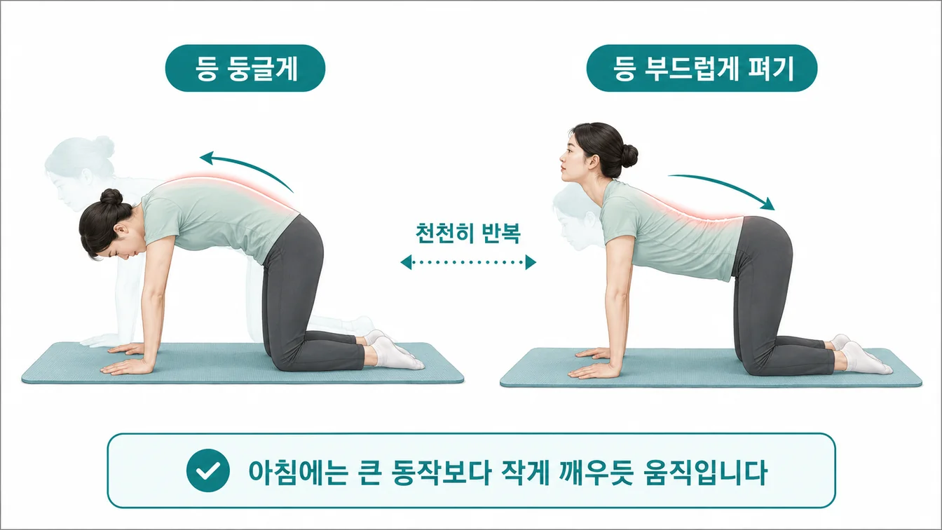 Cat-Cow 안내 일러스트